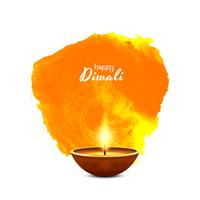 Abstracte religieuze Gelukkige Diwali-groetachtergrond vector