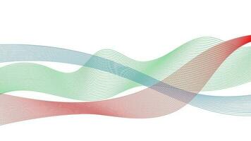 abstract backdrop met kleurrijk Golf helling lijnen Aan wit achtergrond. modern technologie achtergrond, Golf ontwerp. vector illustratie