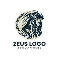 Zeus logo vector ontwerp sjabloon