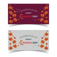 gelukkig Canada dag, nationaal dag van Canada viering. achtergrond met vuurwerk. vector