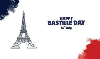 gelukkig Bastille dag vector achtergrond