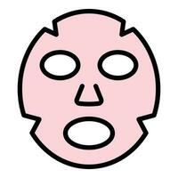 gezicht masker icoon vector vlak