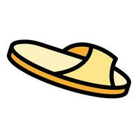 huis slippers comfort icoon vector vlak