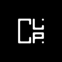 clp brief logo creatief ontwerp met vector grafisch, clp gemakkelijk en modern logo. clp luxueus alfabet ontwerp