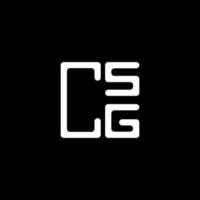 csg brief logo creatief ontwerp met vector grafisch, csg gemakkelijk en modern logo. csg luxueus alfabet ontwerp