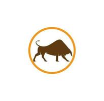 stier logo ontwerp vector