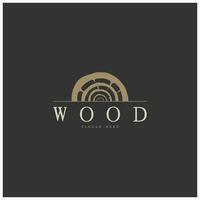 hout logo sjabloon icoon illustratie ontwerp vector, gebruikt voor hout fabrieken, hout plantages, log verwerken, hout meubilair, hout magazijnen met een modern minimalistische concept vector