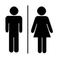 wc teken icoon. Toiletten icoon unisex.toilet symbool. vector Mens en vrouw pictogrammen.