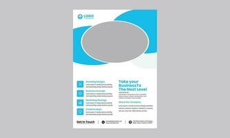 verzameling van modern ontwerp poster folder brochure Hoes lay-out sjabloon met cirkel grafisch elementen en ruimte voor foto achtergrond vector