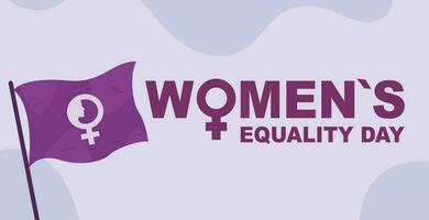 vieren vrouwen gelijkheid dag een reflectie Aan vooruitgang en uitdagingen vector