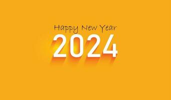 gelukkig nieuw jaar 2024 vector
