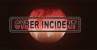 cyber incident veiligheid concept illustratie vector