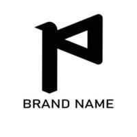 brief p lijn logo ontwerp. vector abstract logo ontwerp Sjablonen. bruikbaar voor bedrijf en branding logo's. vlak vector logo ontwerp sjabloon element.