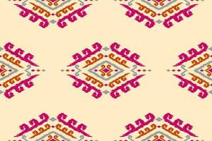 etnisch ikat naadloos patroon in stam. Amerikaans, Mexicaans stijl. aztec meetkundig ornament afdrukken. vector