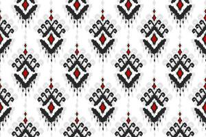 etnisch ikat naadloos patroon in stam. Amerikaans, Mexicaans stijl. aztec meetkundig ornament afdrukken. vector