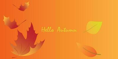 achtergrond ontwerp met herfst thema. vector