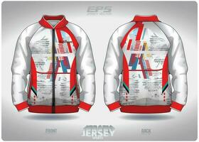 9.eps Jersey sport- overhemd vector.hond patroon ontwerp, illustratie, textiel achtergrond voor sport- lang mouw trui vector