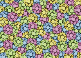 kleurrijk bloemen naadloos patroon vector