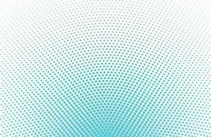 blauw ronde halftone patroon vector