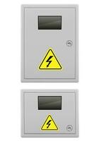 doos voor automatisch elektrisch schakelaars voorraad vector illustratie geïsoleerd Aan wit achtergrond