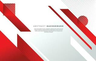 rood wit modern abstract ontwerp als achtergrond vector