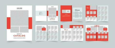 Product catalogus sjabloon ontwerp of catalogus lay-out vector