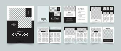 modern a4 Product catalogus sjabloon ontwerp 12 Pagina's vector
