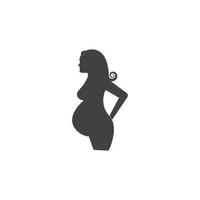 schoonheid zwanger Dames vector