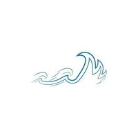 water Golf icoon logo vector