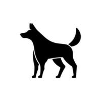 hond logo geïsoleerd Aan wit achtergrond. vector