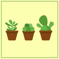 tekening cactus illustratie vector