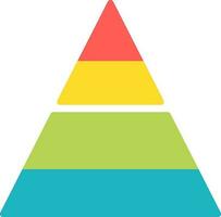 piramide vector icoon ontwerp