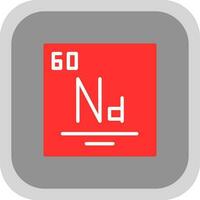 neodymium vector icoon ontwerp