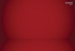 lege rode kleur studio kamer achtergrond vector
