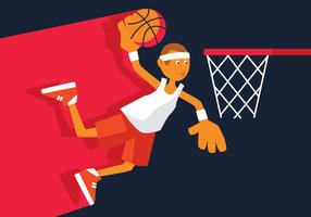 Basketbal vectorillustratie vector