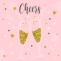 Champagne Toast vectorillustratie vector