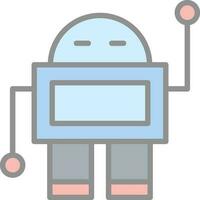 robot vector icoon ontwerp