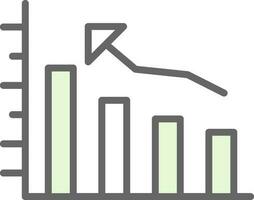 bar diagram vector icoon ontwerp