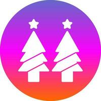 Kerstmis boom vector icoon ontwerp