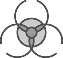 biohazard teken vector icoon ontwerp