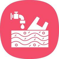water verontreiniging vector icoon ontwerp