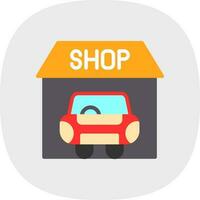 auto winkel vector icoon ontwerp