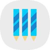 kleur potloden vector icoon ontwerp