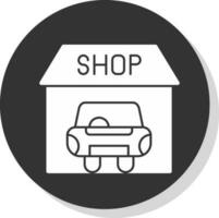 auto winkel vector icoon ontwerp