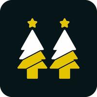 Kerstmis boom vector icoon ontwerp