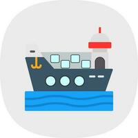 lading schip vector icoon ontwerp