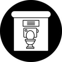 toilet vector icoon ontwerp