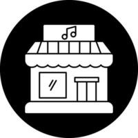 muziek- winkel vector icoon ontwerp