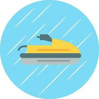 Jet ski vector icoon ontwerp