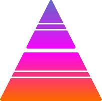 piramide vector icoon ontwerp